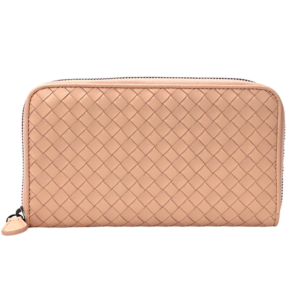 Bottega Veneta women's wallet, brand name, Intrecciato weave, long leather, p...